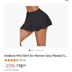 Elegant Black Mini Skirt